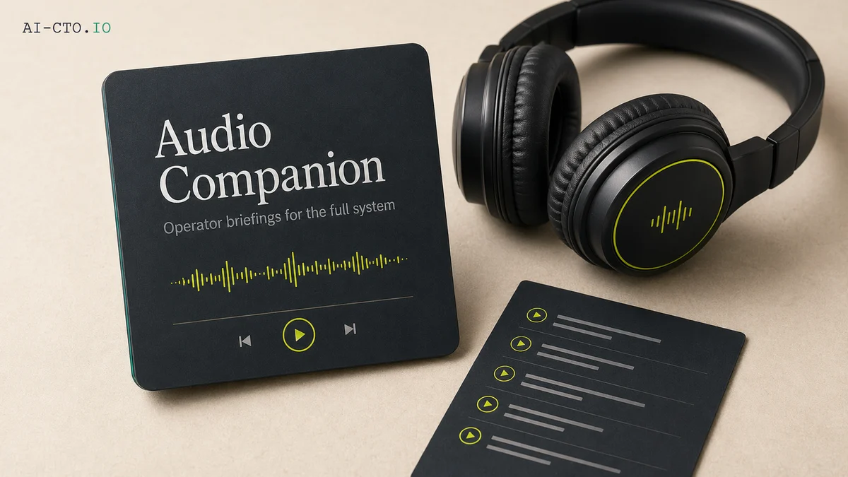 Audio Companion product preview for AI Operator OS