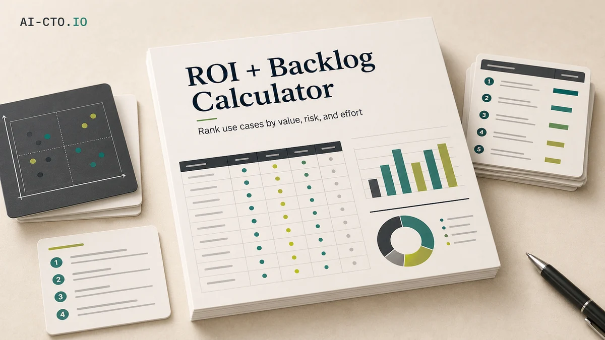 ROI and backlog calculator product preview