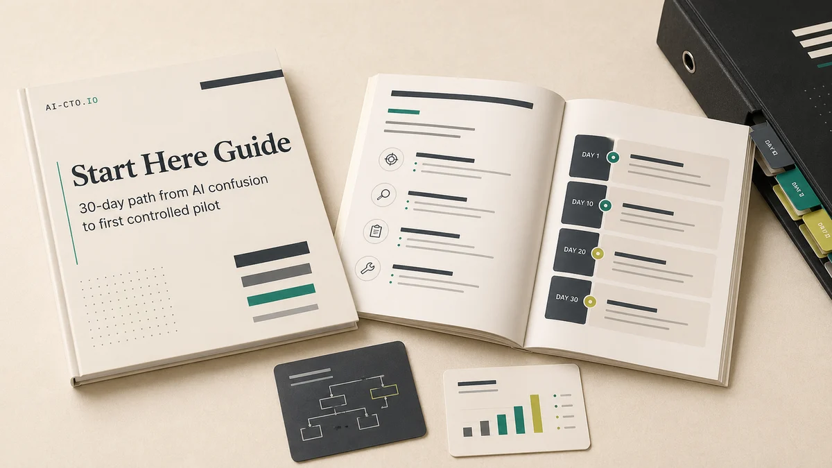 Start Here Guide product preview for AI Operator OS